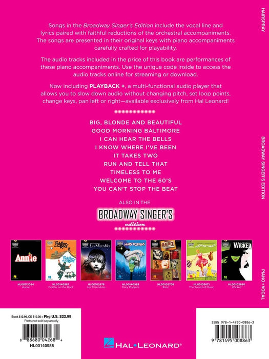 Hairspray Broadway Singer's Edition 百老匯 | 小雅音樂 Hsiaoya Music