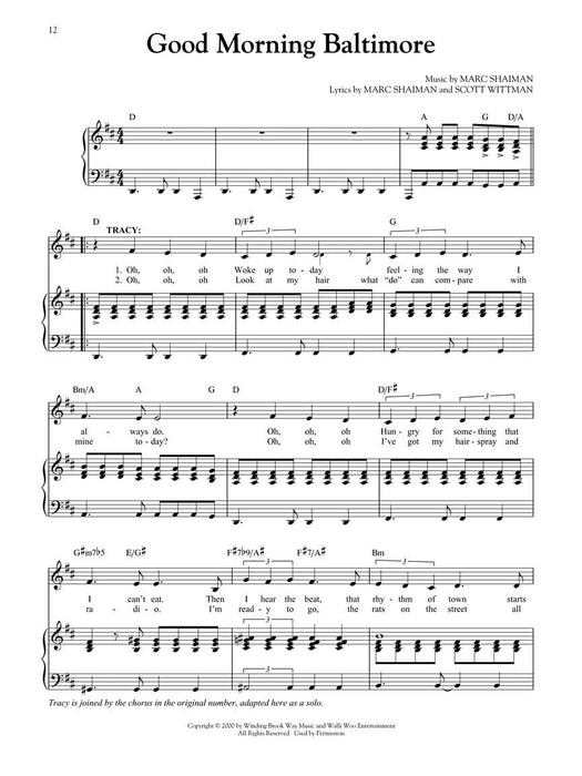 Hairspray Broadway Singer's Edition 百老匯 | 小雅音樂 Hsiaoya Music