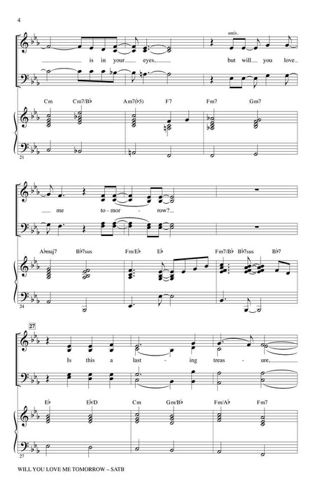 Will You Love Me Tomorrow (Will You Still Love Me Tomorrow) | 小雅音樂 Hsiaoya Music