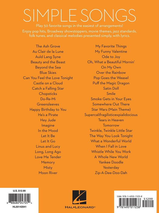 Simple Songs - The Easiest Easy Piano Songs 鋼琴 | 小雅音樂 Hsiaoya Music