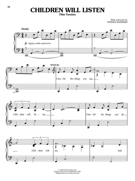 Into the Woods Easy Piano Selections from the Disney Movie 鋼琴 | 小雅音樂 Hsiaoya Music