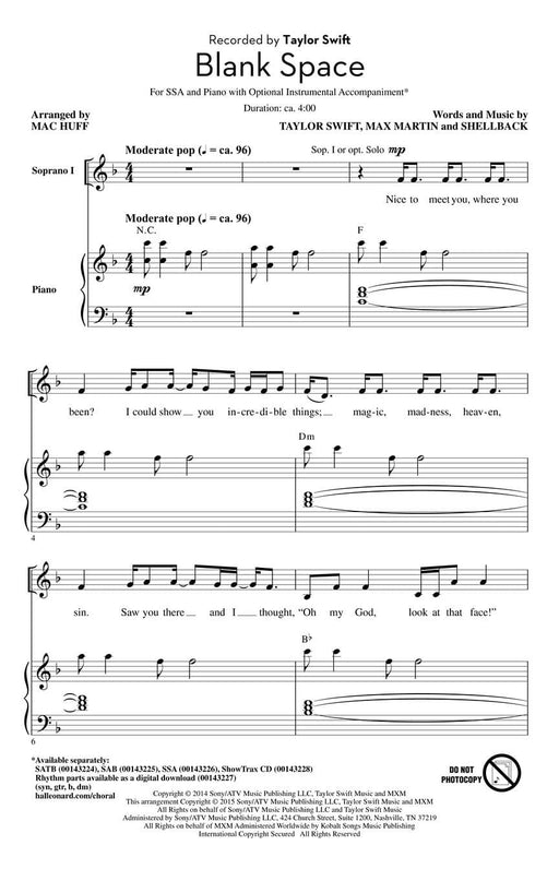 Blank Space | 小雅音樂 Hsiaoya Music