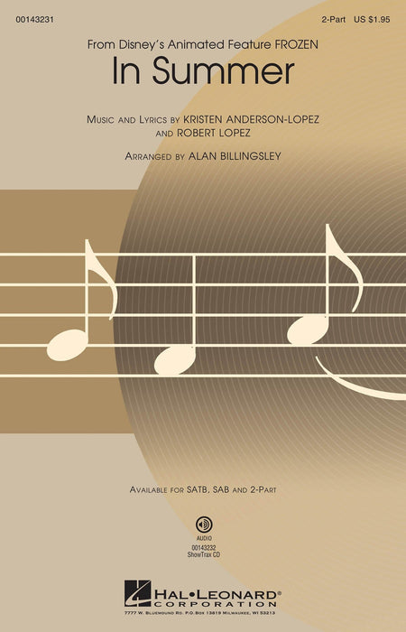 In Summer from Frozen | 小雅音樂 Hsiaoya Music