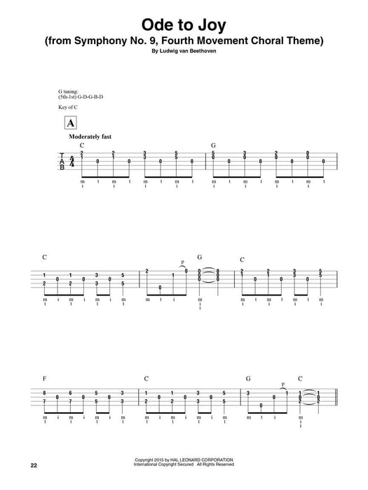 Classical Themes for Banjo 20 Pieces Arranged for 5-String Banjo 古典 小品 弦樂 | 小雅音樂 Hsiaoya Music