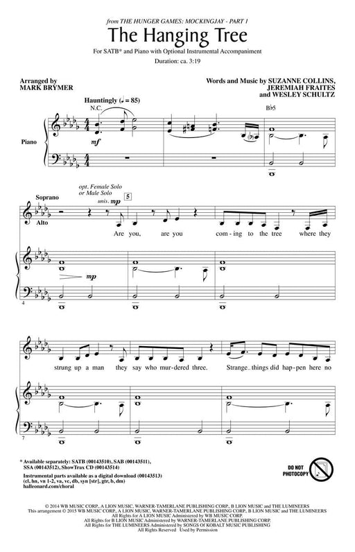 The Hanging Tree from The Hunger Games: Mockingjay Part I | 小雅音樂 Hsiaoya Music