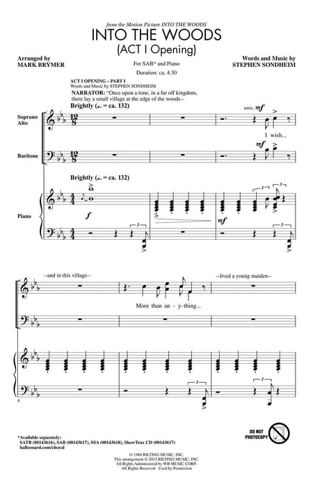 Into the Woods Act I Opening | 小雅音樂 Hsiaoya Music