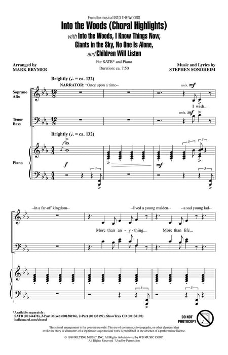 Into the Woods Choral Highlights Discovery Level 2 合唱 | 小雅音樂 Hsiaoya Music