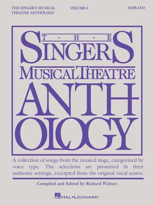 Singer's Musical Theatre Anthology - Volume 6 Soprano Book Only | 小雅音樂 Hsiaoya Music