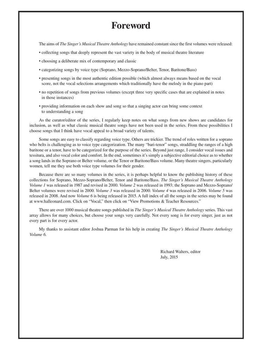 Singer's Musical Theatre Anthology - Volume 6 Soprano Book Only | 小雅音樂 Hsiaoya Music