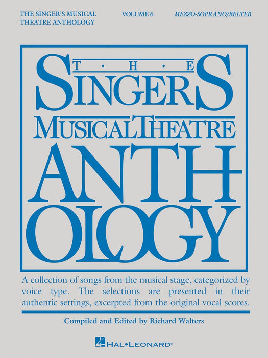 Singer's Musical Theatre Anthology - Volume 6 Mezzo-Soprano/Belter Book Only 次女高音 | 小雅音樂 Hsiaoya Music