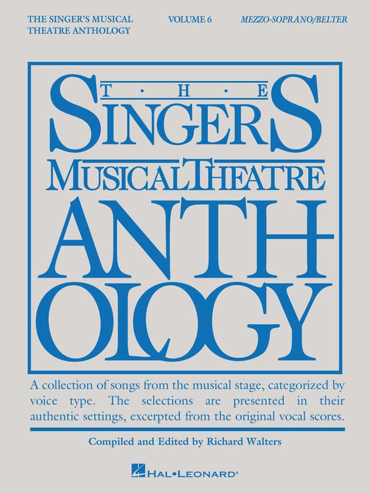 Singer's Musical Theatre Anthology - Volume 6 Mezzo-Soprano/Belter Book Only 次女高音 | 小雅音樂 Hsiaoya Music