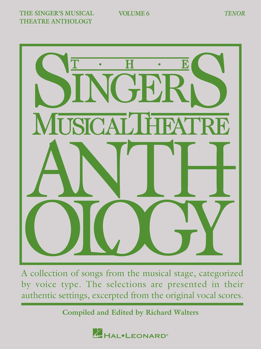 Singer's Musical Theatre Anthology - Volume 6 Tenor Book Only | 小雅音樂 Hsiaoya Music