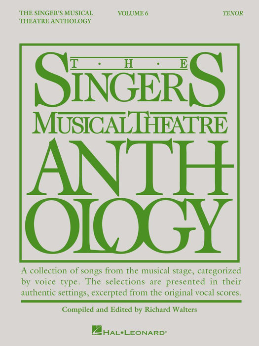 Singer's Musical Theatre Anthology - Volume 6 Tenor Book Only | 小雅音樂 Hsiaoya Music