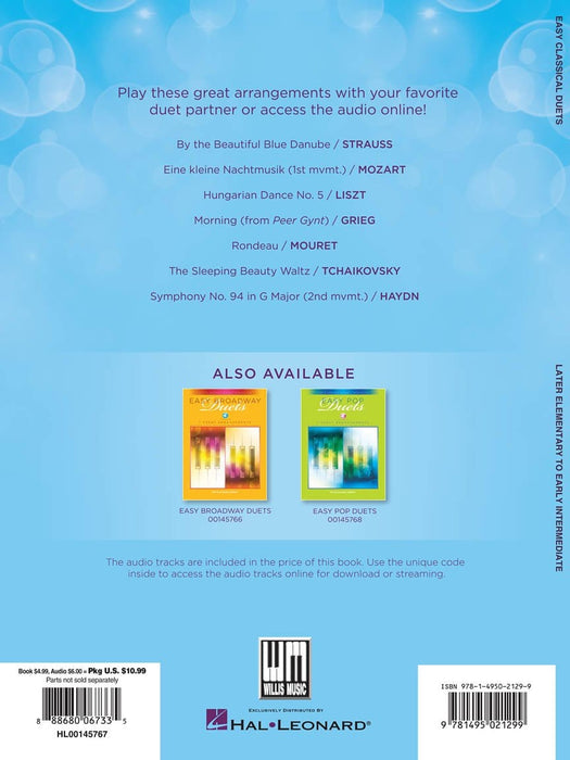 Easy Classical Duets NFMC 2020-2024 Selection Later Elementary to Early Intermediate Level 1 Piano, 4 Hands 古典二重奏 鋼琴 | 小雅音樂 Hsiaoya Music