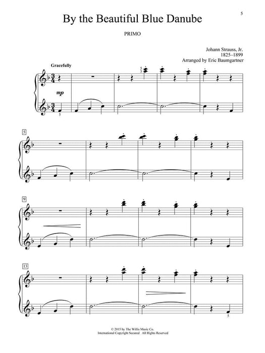 Easy Classical Duets NFMC 2020-2024 Selection Later Elementary to Early Intermediate Level 1 Piano, 4 Hands 古典二重奏 鋼琴 | 小雅音樂 Hsiaoya Music