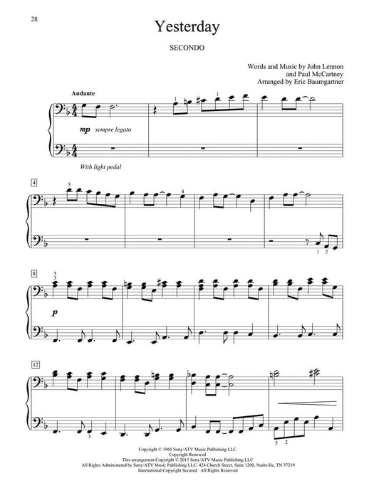 Easy Pop Duets National Federation of Music Clubs 2020-2024 Selection 二重奏 | 小雅音樂 Hsiaoya Music