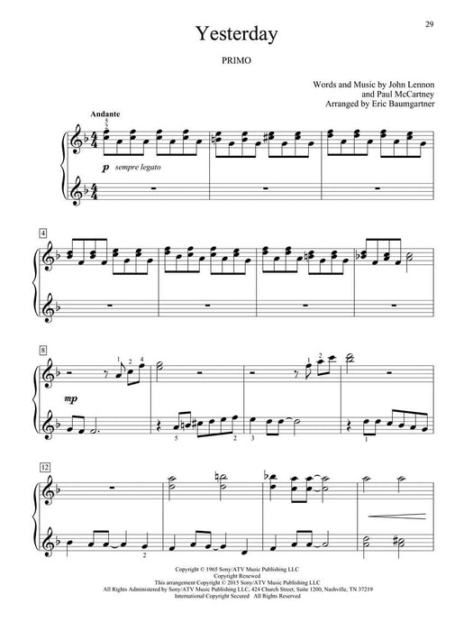 Easy Pop Duets National Federation of Music Clubs 2020-2024 Selection 二重奏 | 小雅音樂 Hsiaoya Music