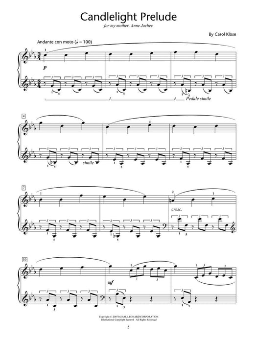 The Best of Carol Klose Hal Leonard Student Piano Library Composer Showcase Intermediate/Late Intermediate Level 耶誕頌歌 鋼琴 作曲家 | 小雅音樂 Hsiaoya Music