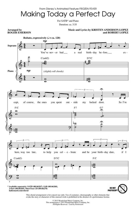 Making Today a Perfect Day from Frozen Fever | 小雅音樂 Hsiaoya Music