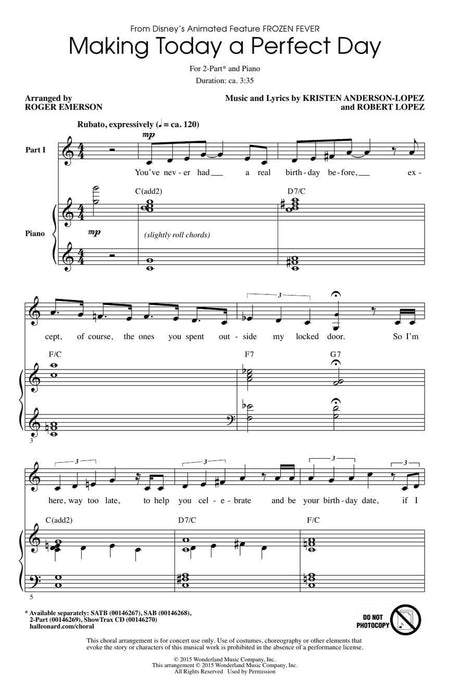 Making Today a Perfect Day from Frozen Fever | 小雅音樂 Hsiaoya Music