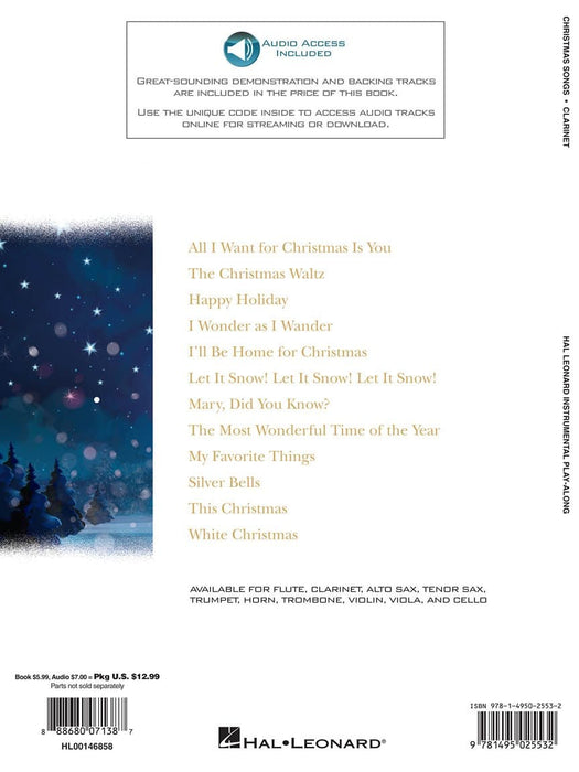 Christmas Songs for Clarinet Instrumental Play-Along 豎笛 | 小雅音樂 Hsiaoya Music