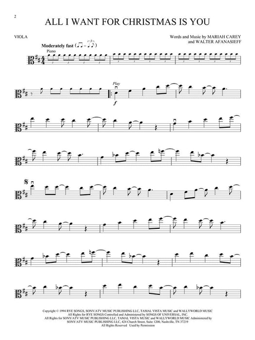 Christmas Songs for Viola Instrumental Play-Along 中提琴 | 小雅音樂 Hsiaoya Music