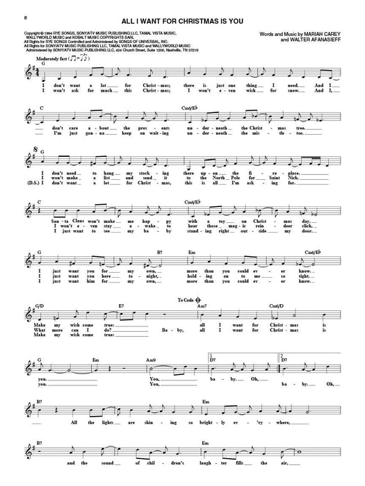 The Ultimate Christmas Fake Book - 6th Edition for Piano, Vocal, Guitar, Electronic Keyboard & All C Instruments 費克 鋼琴 吉他 鍵盤樂器 | 小雅音樂 Hsiaoya Music