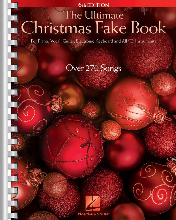 The Ultimate Christmas Fake Book - 6th Edition for Piano, Vocal, Guitar, Electronic Keyboard & All C Instruments 費克 鋼琴 吉他 鍵盤樂器 | 小雅音樂 Hsiaoya Music