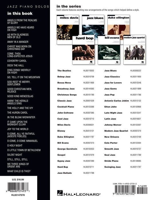 Sacred Christmas Carols Jazz Piano Solos Series Volume 39 耶誕頌歌 爵士音樂鋼琴 獨奏 | 小雅音樂 Hsiaoya Music