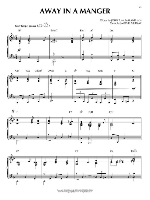 Sacred Christmas Carols Jazz Piano Solos Series Volume 39 耶誕頌歌 爵士音樂鋼琴 獨奏 | 小雅音樂 Hsiaoya Music