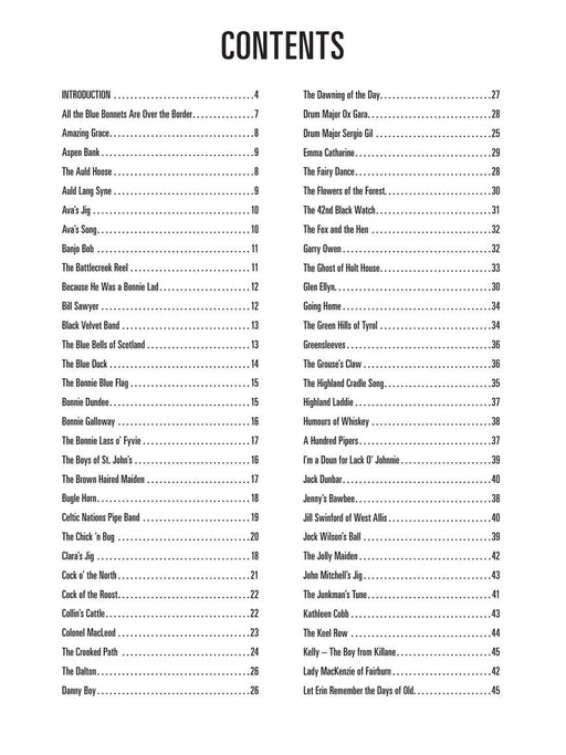 Hal Leonard Bagpipe Tune Book Audio Access Included! 歌調 | 小雅音樂 Hsiaoya Music