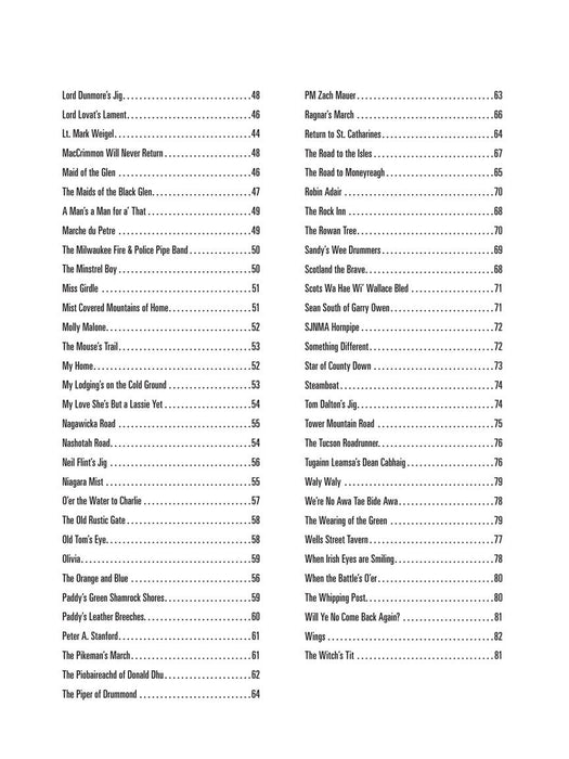 Hal Leonard Bagpipe Tune Book Audio Access Included! 歌調 | 小雅音樂 Hsiaoya Music