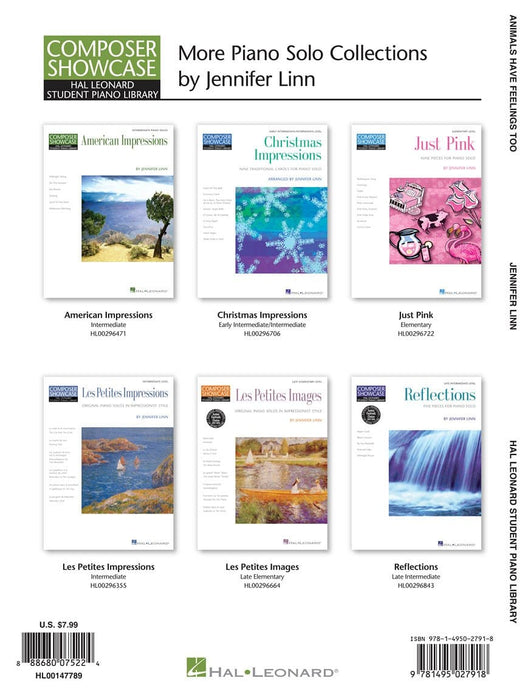 Animals Have Feelings Too Hal Leonard Student Library Composer Showcase Elementary Level 作曲家 | 小雅音樂 Hsiaoya Music