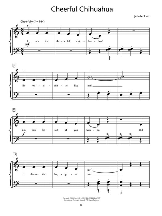 Animals Have Feelings Too Hal Leonard Student Library Composer Showcase Elementary Level 作曲家 | 小雅音樂 Hsiaoya Music