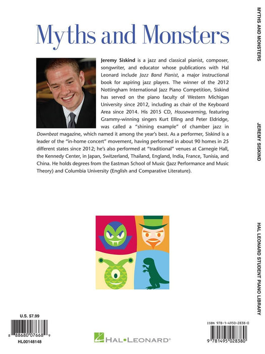 Myths and Monsters Hal Leonard Student Piano Library Composer Showcase Series Late Elementary/Early Intermediate Level 鋼琴 作曲家 | 小雅音樂 Hsiaoya Music