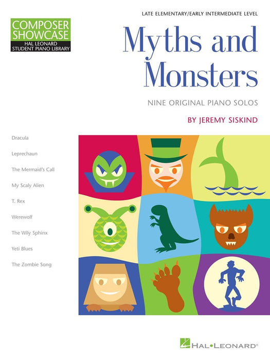 Myths and Monsters Hal Leonard Student Piano Library Composer Showcase Series Late Elementary/Early Intermediate Level 鋼琴 作曲家 | 小雅音樂 Hsiaoya Music