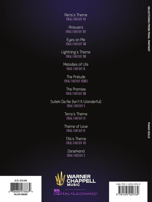 Selections from Final Fantasy 幻想曲 | 小雅音樂 Hsiaoya Music