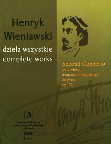 Second Concerto Op. 22 Violin with Piano Accompaniment 維尼奧夫斯基亨利克 協奏曲 小提琴(含鋼琴伴奏) 波蘭版 | 小雅音樂 Hsiaoya Music