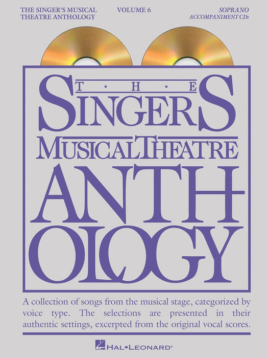 The Singer's Musical Theatre Anthology - Volume 6 Soprano Accompaniment CDs 伴奏 | 小雅音樂 Hsiaoya Music