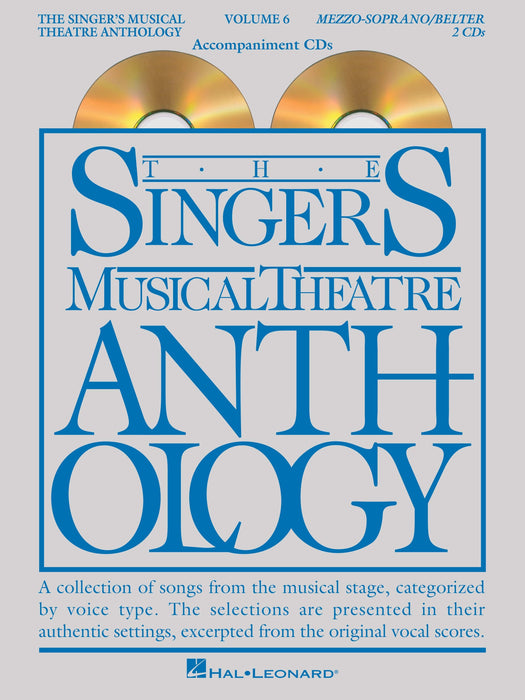 The Singer's Musical Theatre Anthology - Volume 6 Mezzo-Soprano/Belter Accompaniment CDs 次女高音 伴奏 | 小雅音樂 Hsiaoya Music