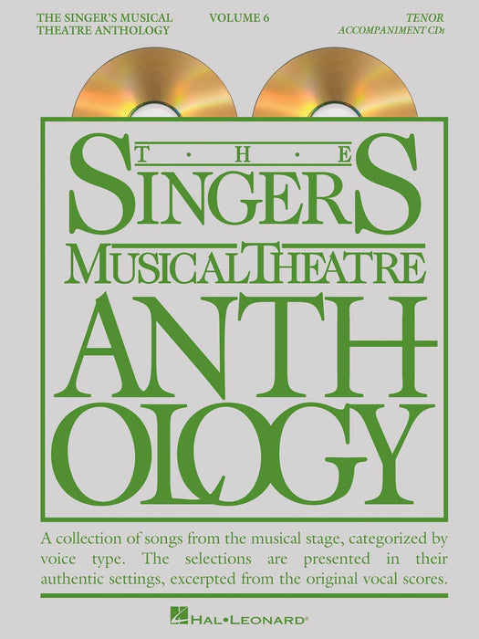 The Singer's Musical Theatre Anthology - Volume 6 Tenor Accompaniment CDs 伴奏 | 小雅音樂 Hsiaoya Music