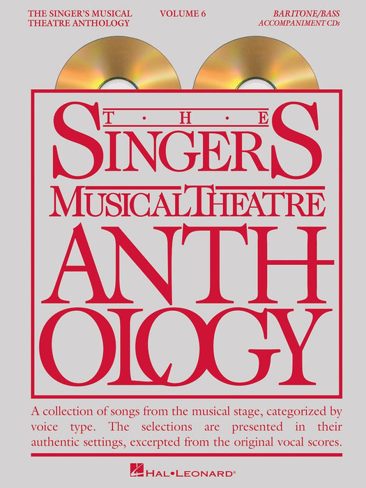 The Singer's Musical Theatre Anthology - Volume 6 Baritone Bass Accompaniment CDs 伴奏 | 小雅音樂 Hsiaoya Music