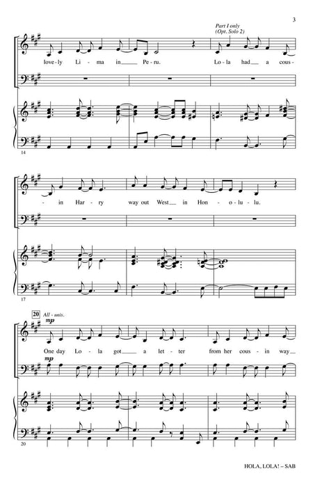 Hola, Lola! | 小雅音樂 Hsiaoya Music