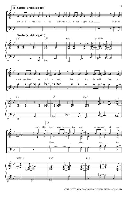 One Note Samba (Samba de uma nota só) 音符 | 小雅音樂 Hsiaoya Music