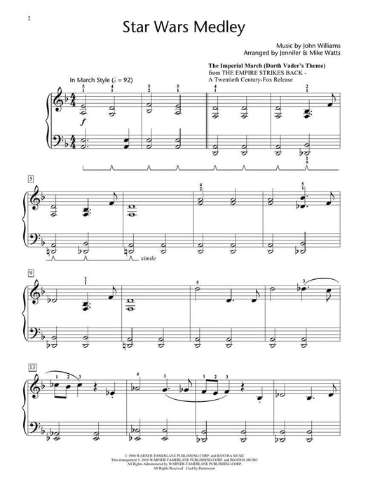 Star Wars Medley HLSPL Showcase Solos Pops Early Intermediate - Level 4 組合曲 獨奏 | 小雅音樂 Hsiaoya Music