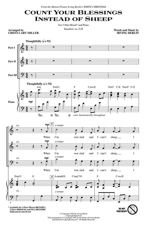 Count Your Blessings Instead of Sheep from White Christmas | 小雅音樂 Hsiaoya Music