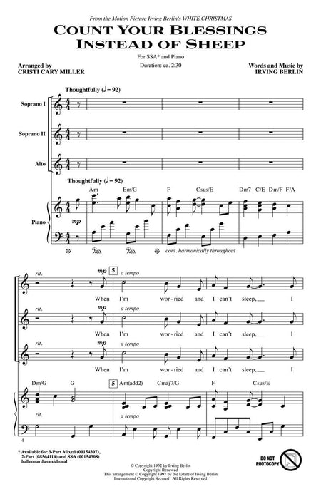 Count Your Blessings Instead Of Sheep from White Christmas | 小雅音樂 Hsiaoya Music