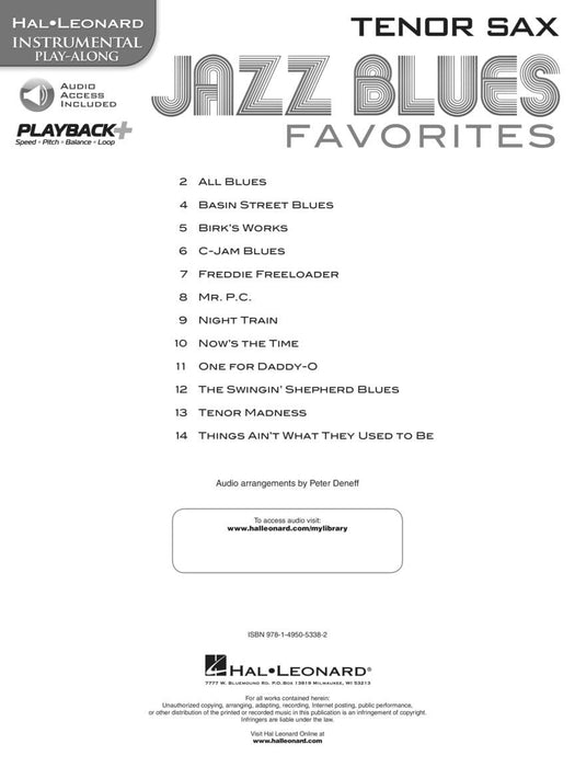 Jazz Blues Favorites Tenor Sax 藍調 | 小雅音樂 Hsiaoya Music