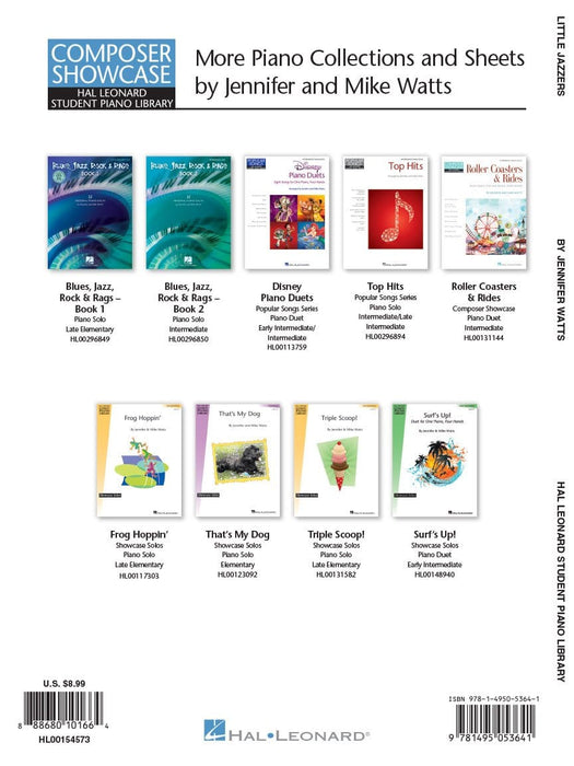 Little Jazzers - Nine Original Piano Solos Hal Leonard Student Piano Library Composer Showcase Series Elemenentary/Late Elementary Level 鋼琴 獨奏 鋼琴 作曲家 | 小雅音樂 Hsiaoya Music