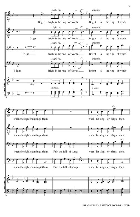 Bright Is the Ring of Words | 小雅音樂 Hsiaoya Music